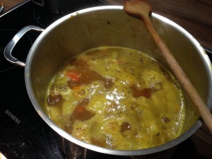 Hokkaido-Kürbis-Suppe